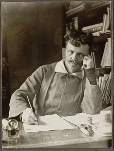 自画像 作： August Johan Strindberg