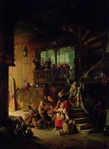ホステルライフ、1865年 作： August Levin von Wille