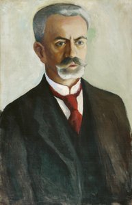 ベルンハルト・ケーラーの肖像 作： August Macke