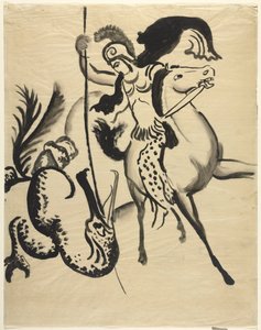 セントジョージ 作： August Macke