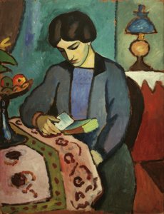 アーティストの妻 作： August Macke
