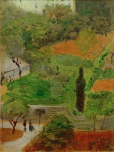 イタリア旅行の思い出 作： August Macke