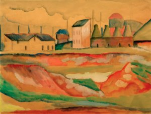 工場（レンガ工場） 作： August Macke