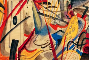 色構成II 作： August Macke