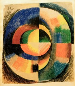 カラーサークルII（大） 作： August Macke