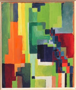 色付きのフォームII 作： August Macke