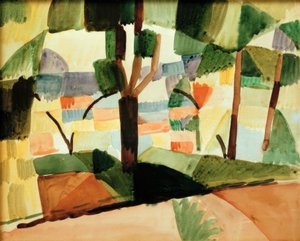 キャンドルIV 作： August Macke