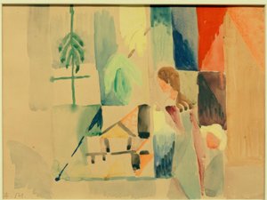 野菜屋の子どもたちII 作： August Macke