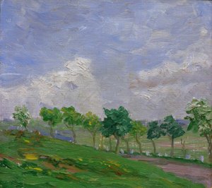 カンダーン近くの風景 作： August Macke
