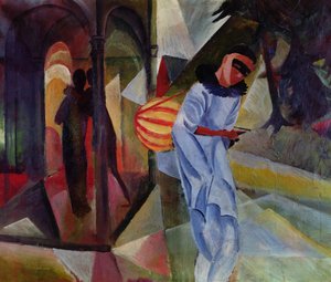 ピエロ 作： August Macke