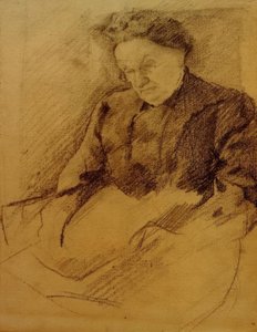 カタリーナ・ケーラーの肖像 作： August Macke