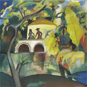 ロココ、1912 作： August Macke