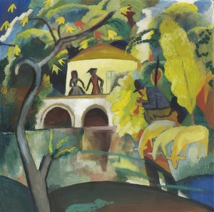 Rokoko. 1912 作： August Macke