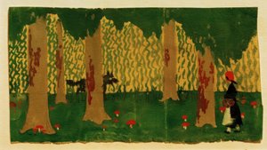 赤ずきん 作： August Macke