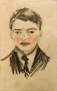 自画像 作： August Macke