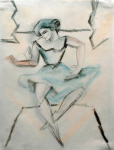 踊り子 作： August Macke