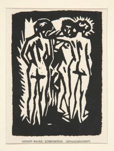 3 つのヌード 作： August Macke