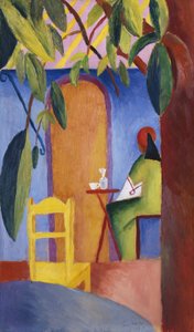 トルコカフェ 作： August Macke