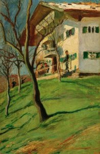テーゲルンゼーの私たちの家 作： August Macke