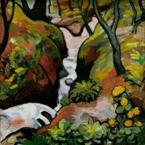ヴァルトバッハ 作： August Macke