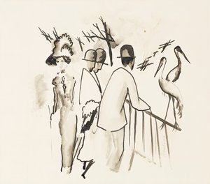 動物園II;動物園II、1912 作： August Macke
