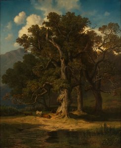森の風景 作： August Maximilian Zimmermann