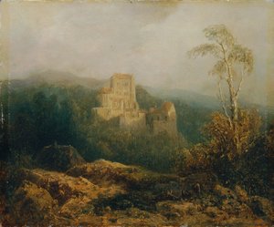 山の城 作： August Piepenhagen