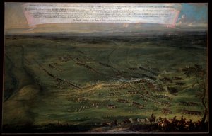 七年戦争：コーリンの戦いでのプロイセン歩兵 作： August Querfurt