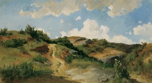 ハンガリーの風景 作： August Schaeffer von Wienwald
