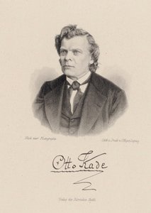作曲家Otto Kade 1819-1900の肖像。