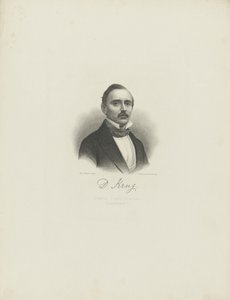 ピアニストで作曲家のディーデリッヒクルーグ1821-1880の肖像、c。 1850