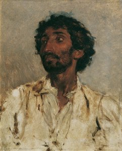 ジプシーの胸像 作： August von Pettenkofen