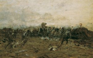 戦闘後 作： August von Pettenkofen