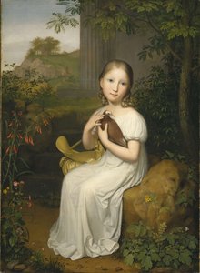ルイーズ・ボース伯爵夫人の幼少時の肖像