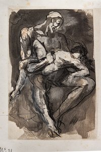 獄中のウゴリーノ伯爵 作： Auguste (after) Rodin