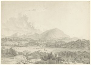 ジャワの風景 作： Auguste Antoine Joseph Payen