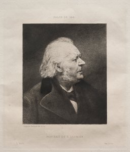 オノレドーミエ、1881年。 作： Auguste Boulard
