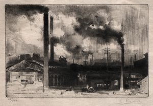 クルーゾ工場: 煙突 作： Auguste Brouet