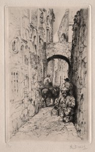 狭い通りのドワーフ 作： Auguste Brouet