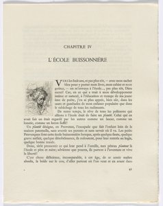フレデリック・ミストラルの回想録：女性の胸像（41ページ） 作： Auguste Brouet