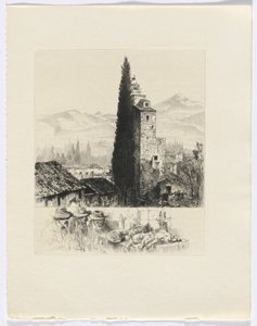 フレデリック・ミストラルフレデリック・ミストラルの回想録：風景の中の塔／男と死んだゲーム（p.200以降に挿入） 作： Auguste Brouet