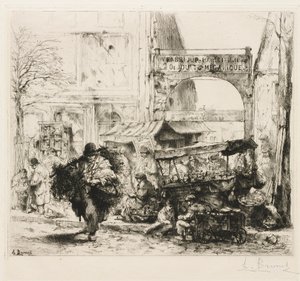 クリシーのマチネ通り 作： Auguste Brouet