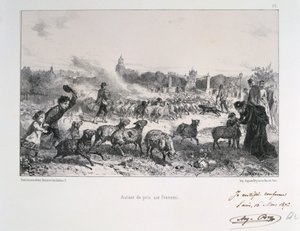 敵から奪ったもの、1870年から1872年までの普仏戦争 作： Auguste Bry