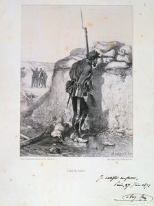 パリ包囲戦、日仏戦争、1870年1871年。 作： Auguste Bry