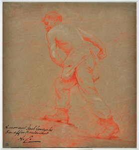 Le sower Auguste Carli (1868-1930) の素描 作： Auguste Carli