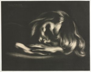 Sleep Jean-René Carrière, from LAlbum of original prints of Galerie Vollard, 1897. 作： Auguste Clot