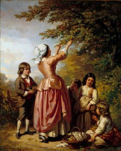ピッキングです。オーギュスト・ドラクロワ（1809-1868）の絵画 作： Auguste Delacroix