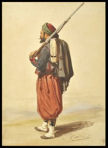 Zouave 作： Auguste Delacroix