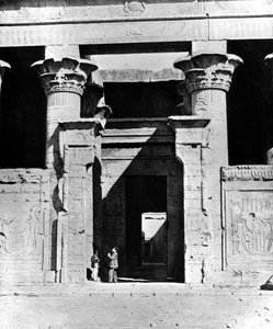 エドフ神殿、エジプト、1893