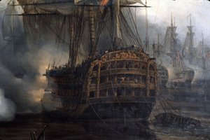 トラファルガーの戦い（詳細）、オーギュスト・エティエンヌ・フランソワ・メイヤー（1805-1890）作